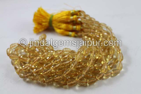 Citrine Faceted Drops Beads